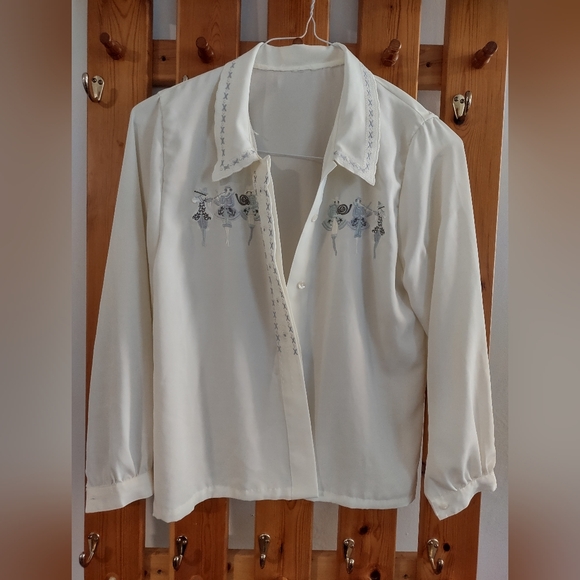 Embroidered Vintage Blouse - Picture 1 of 3